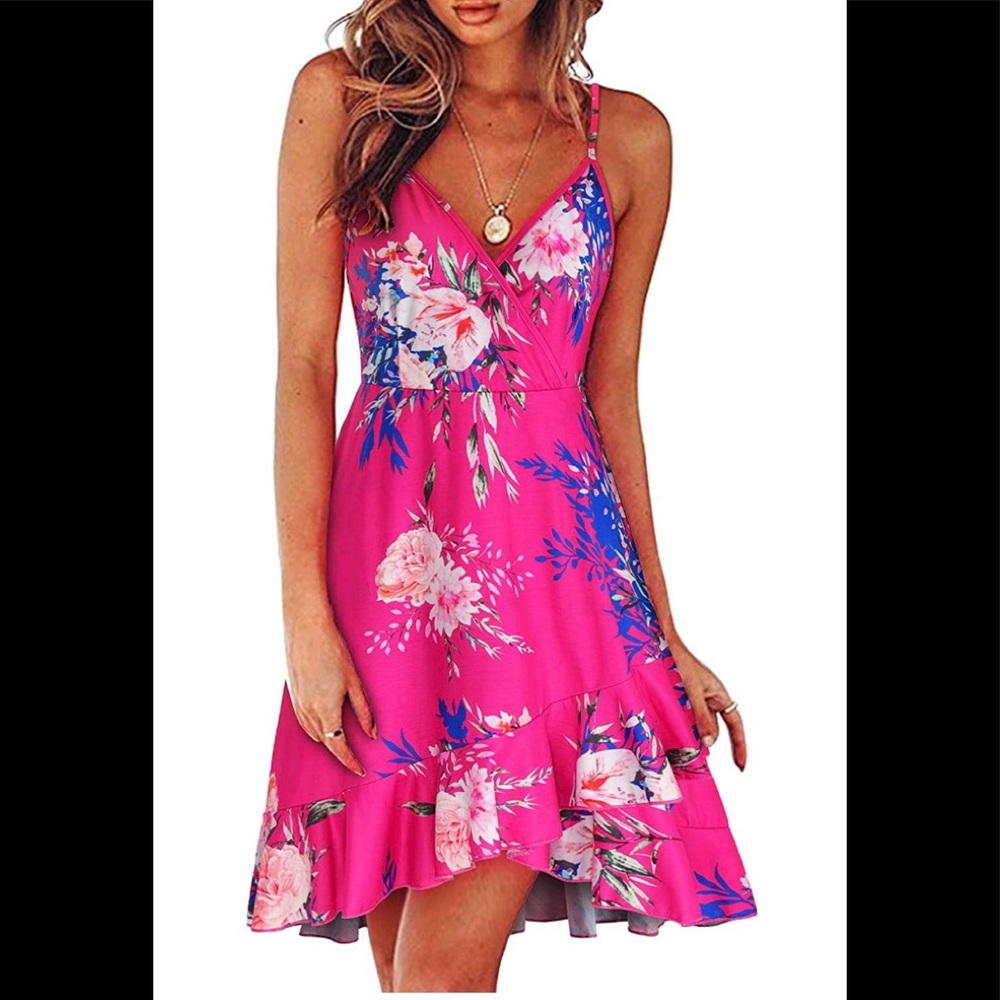 Ultranice Pink Floral Dress NWT Sz S